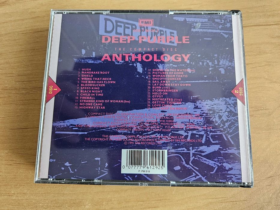 DEEP PURPLE Anthology 2 CD 1991 + DEEP PURPLE Infinite CD + DVD