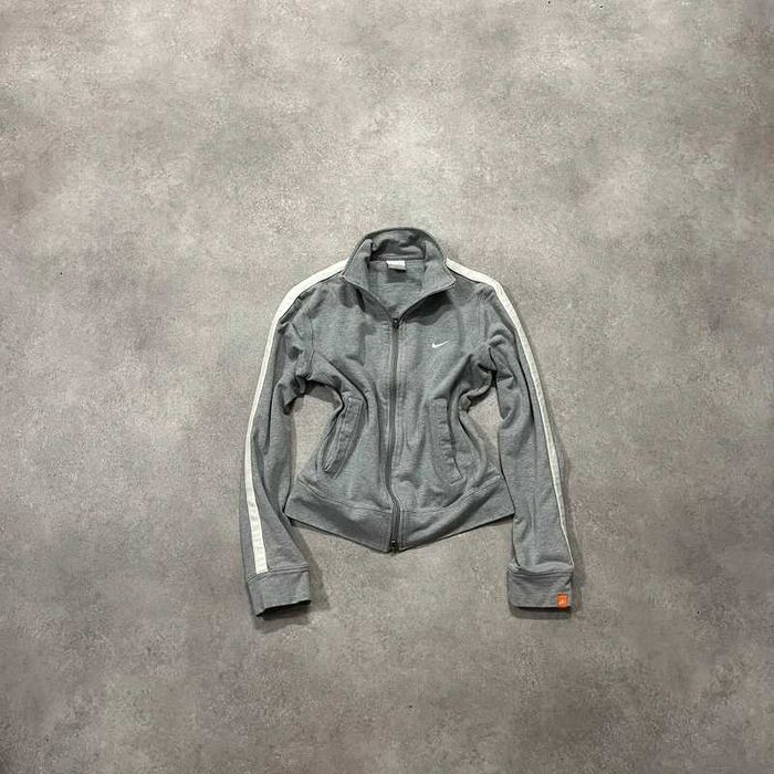 Vintage Bluza Nike Zip Up Cropped Swag Swoosh Trendy 00s Y2K