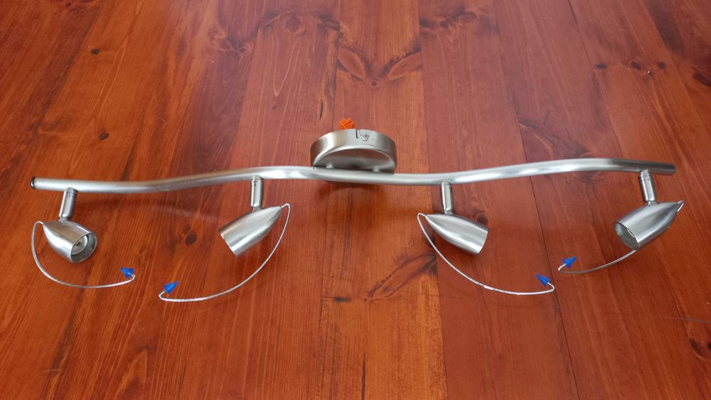 .: Żyrandol, lampa punktowa 4 x halogen z rozproszeniem światła :.