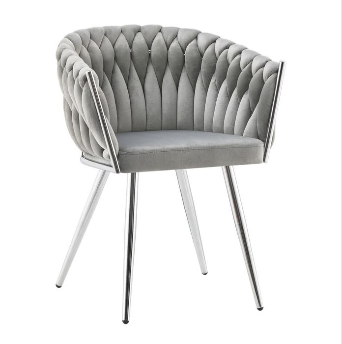 Krzesla chrom srebrne plecione  szare bezowe czarne cala Polska