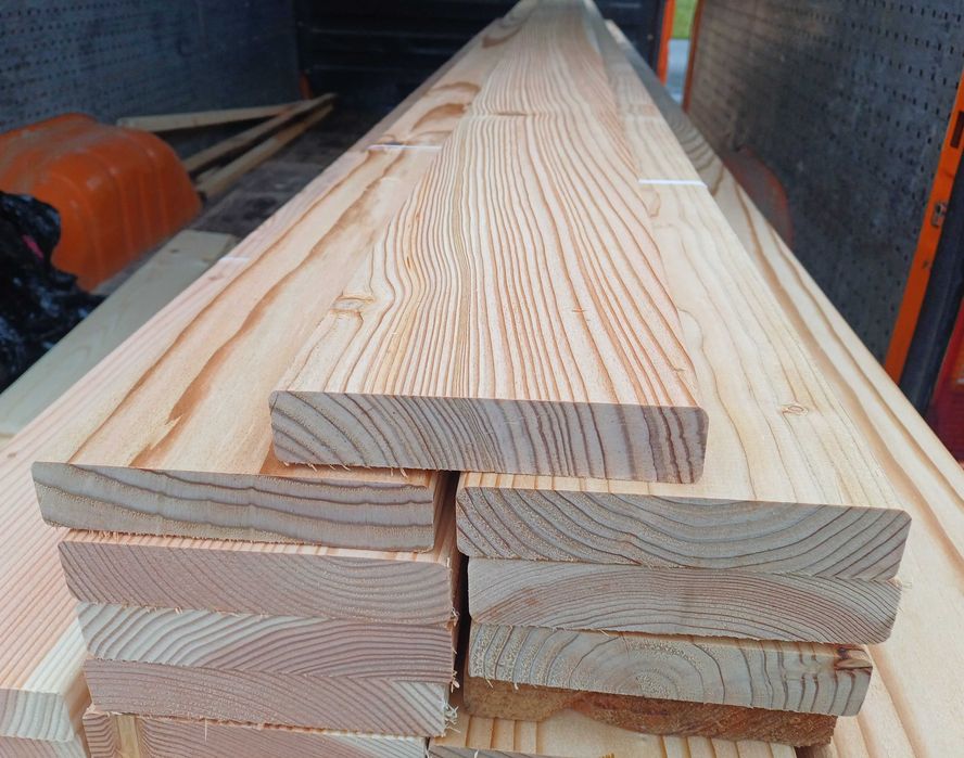 Szalówka deska tarasowa elewacyjna podłogowa boazeria podbitka półbal