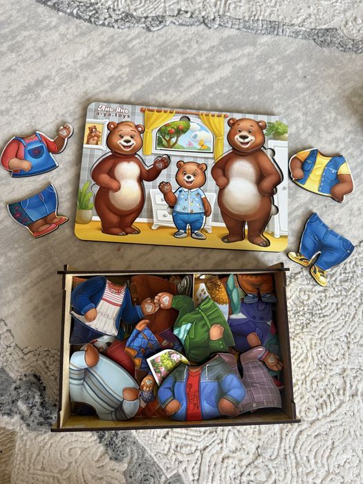 Розвиваючі деревяні набори