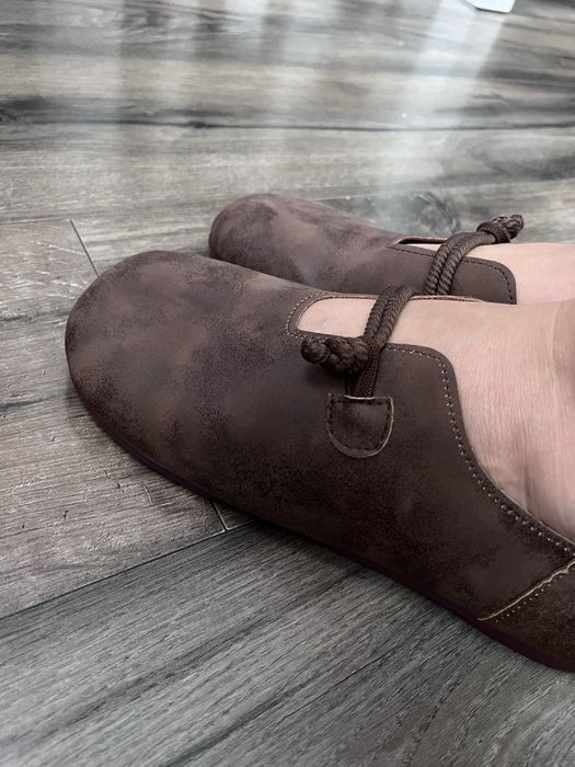 Mary Jane szerokie okrągłe noski mokasyny r.41 wkl.26,5cm barefoot