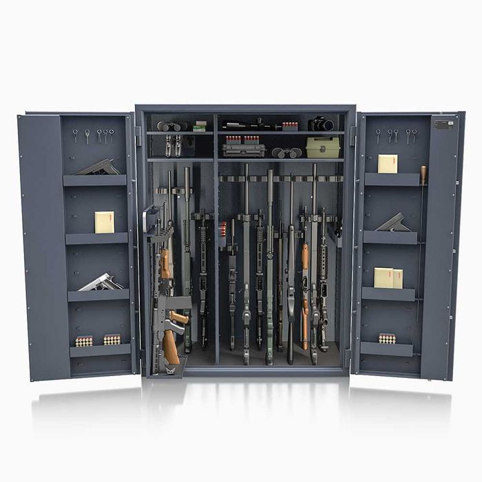 Szafa na broń Siegen Super Kombi 534.7 klasa s1 KL łącznie 31szt broni