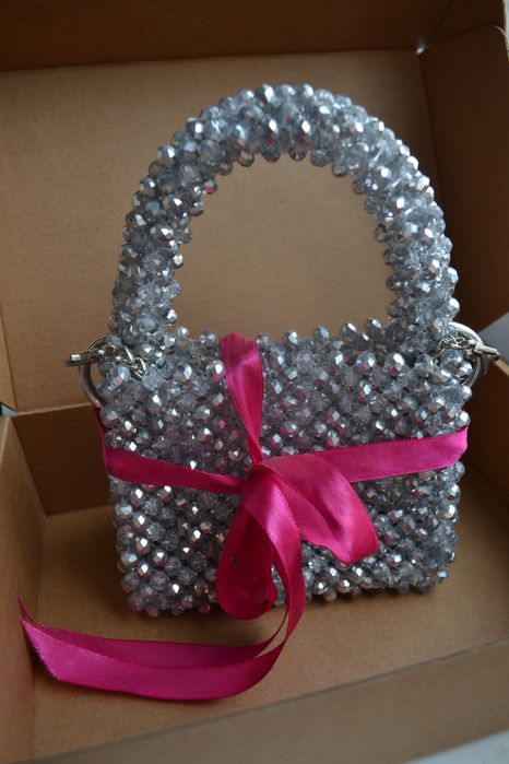 Сумка з бусин