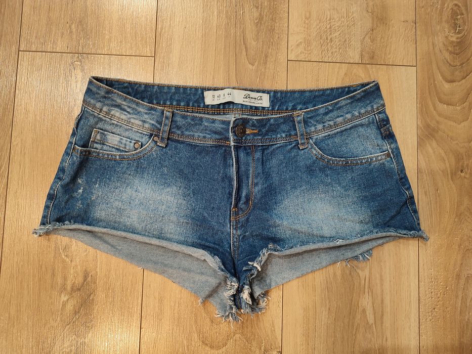 Dwie pary jeansowych spodenek rozmiar L 40