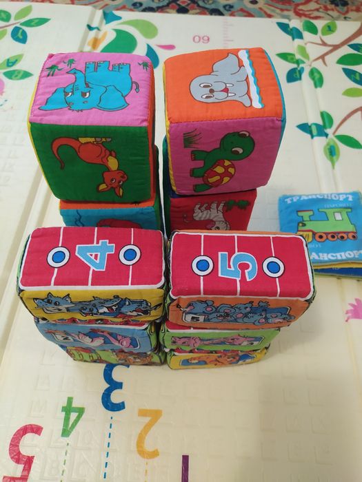 Кубики м'які 2 види