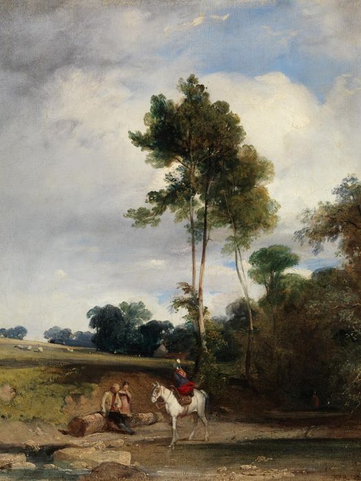 Plakat 30x40 Roadside Halt Richard Parkes Bonington