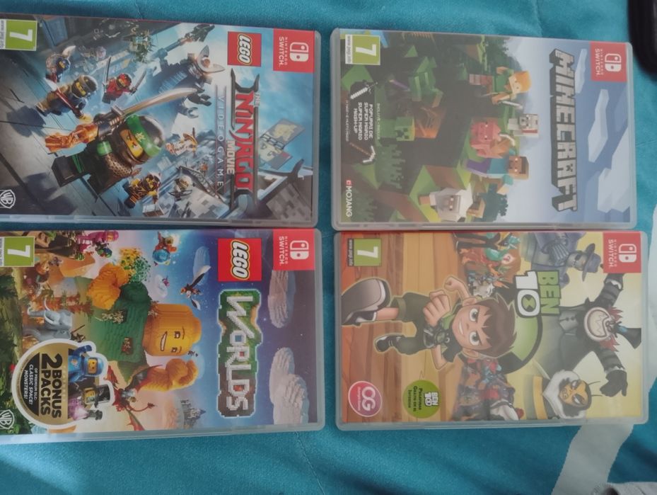 Vendendo 4 jogos para nintendo switch