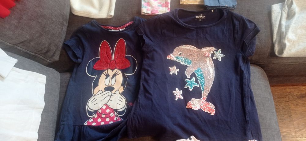 Zestaw ubrań dla dziewczynki 104/110 22szt