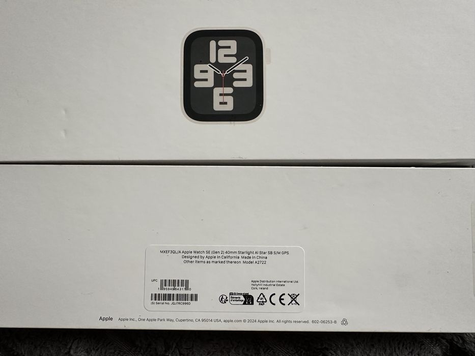 Apple watch SE (gen2) 40 mm S/M MXEF3QL/A