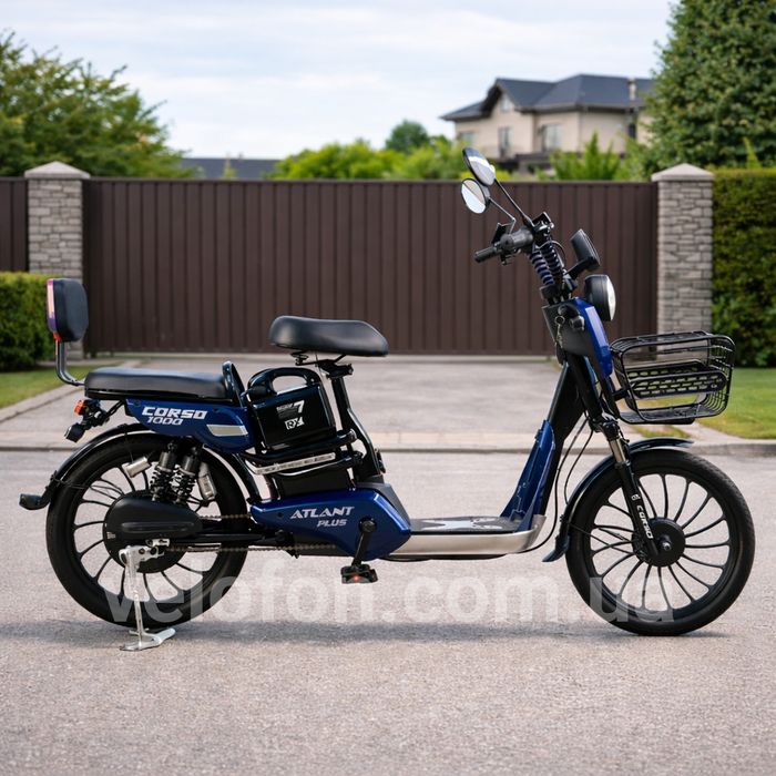 Електровелосипед CORSO ATLANT Plus 1000W 60V/21Ah, червоний, 2026