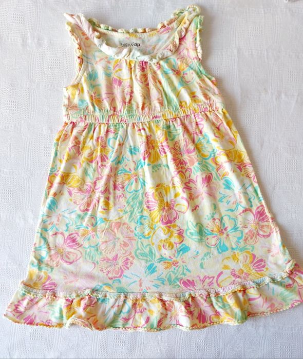 Vestido colorido florinhas