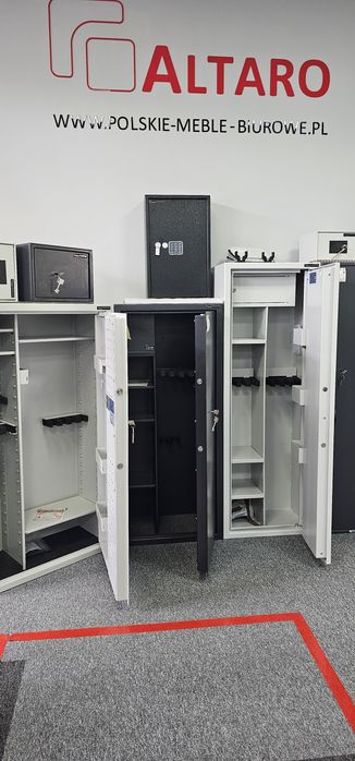 Sejf S1 antywłamaniowy GRAFITOWY 25 • na BROŃ,  gotówkę, dokumenty