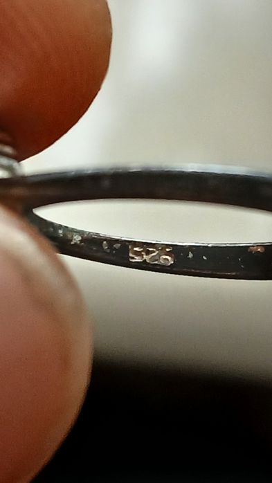 Pierścionek srebro 925 opal rozmiar 13