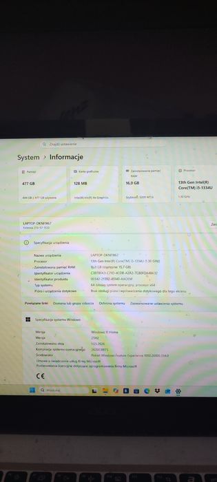 Laptop Acer Extensa 215-57