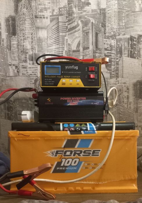 Преобразователь аккумулятор зарядное