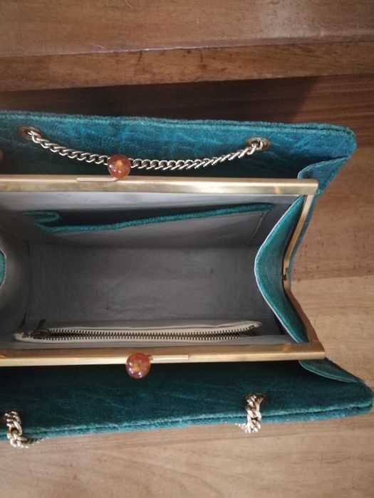 Mala Vintage - Pele Elefante Verdadeira - restaurada