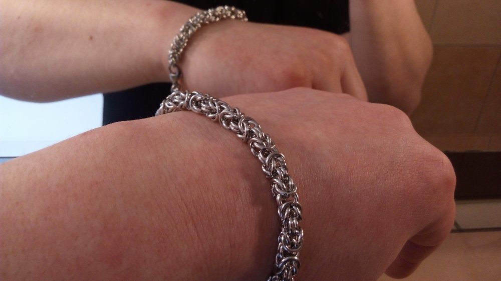 Srebrny łańcuszek,złoty łańcuszek,splot królewski,galibardi,316l,NOWY