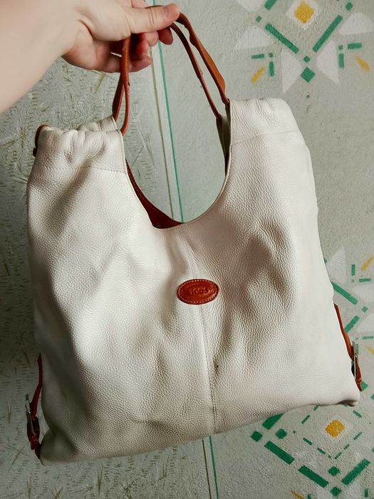 Сумка белая  TODS