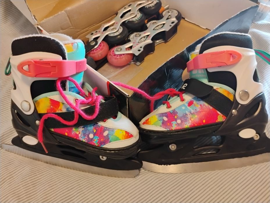 Rolki łyżwy łyżworolki meteor 30 33 regulowane