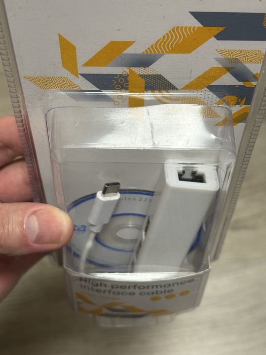 Переходник адаптер USB-C Ethernet