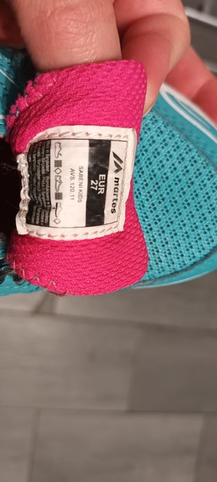 Buty dziewczęce na rzepy sneakersy Martes sport 27