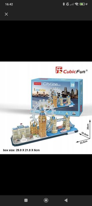 CubicFun londyn puzzle 3d kolekcjonerskie
