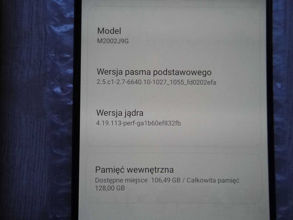 Xiaomi Mi 10 Lite 5G   128/6 GB.