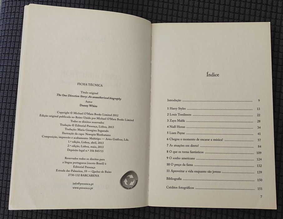 One Direction Uma Biografia Não Autorizada