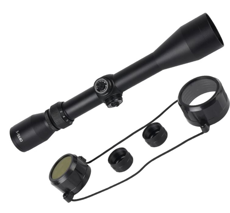 Прицел оптический 3-9х40 с кольцами на выбор 11 мм. Или 20 мм.