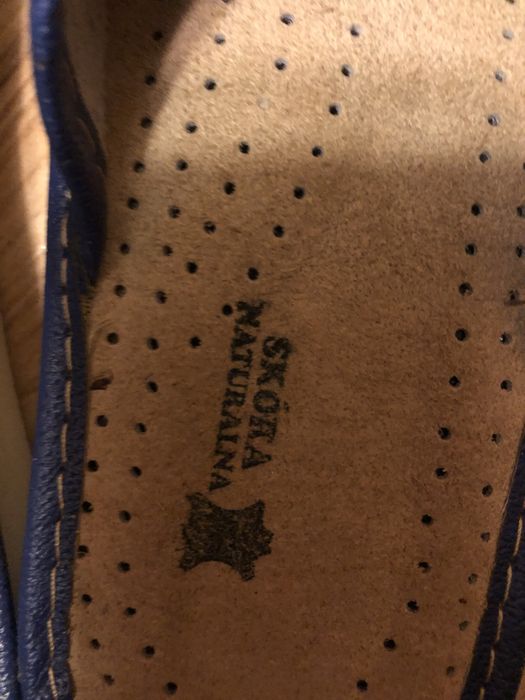Laczki nowe skóra  naturarna NOWE 37