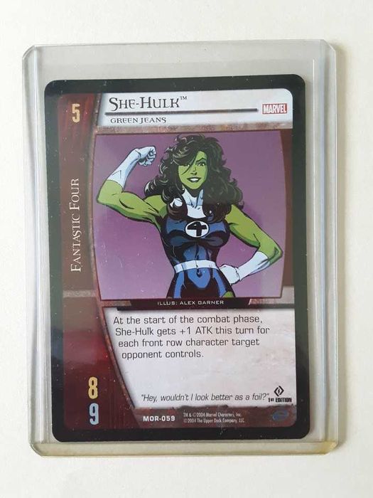 carta She-Hulk, Green Jeans - Unlimited - Marvel Origins - Vs System
