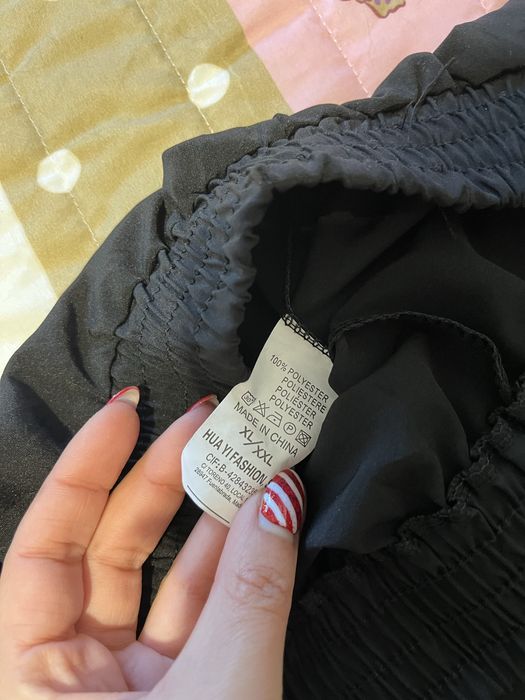 Calças pretas senhora elasticas e versáteis usadas 1 x tam XL