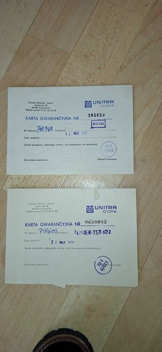 Kleopatra Hifi TST i WST 102 unitra diora 1979