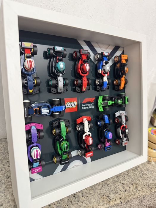 Quadro para coleçao lego minifiguras f1 71049