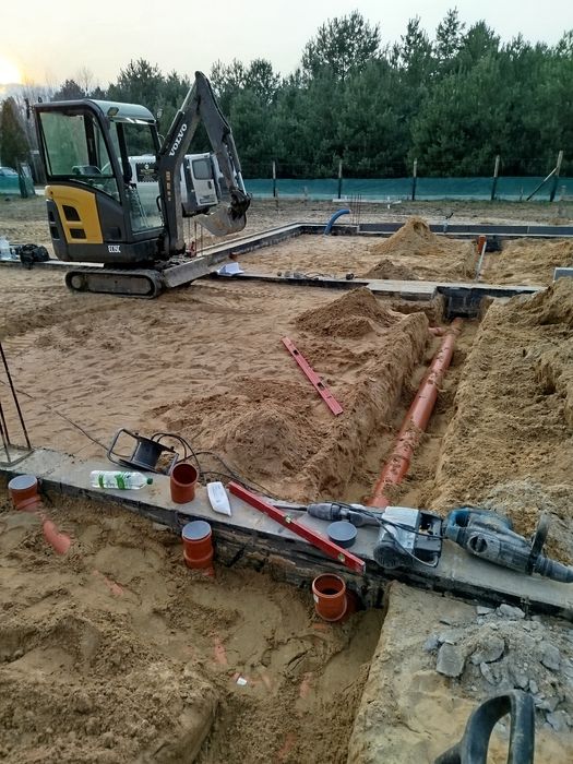 Usługi Minikoparka Hydraulik Przyłącza Wod-Kan