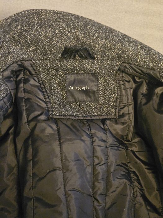 Męski ciepły płaszcz,  rozmiar L