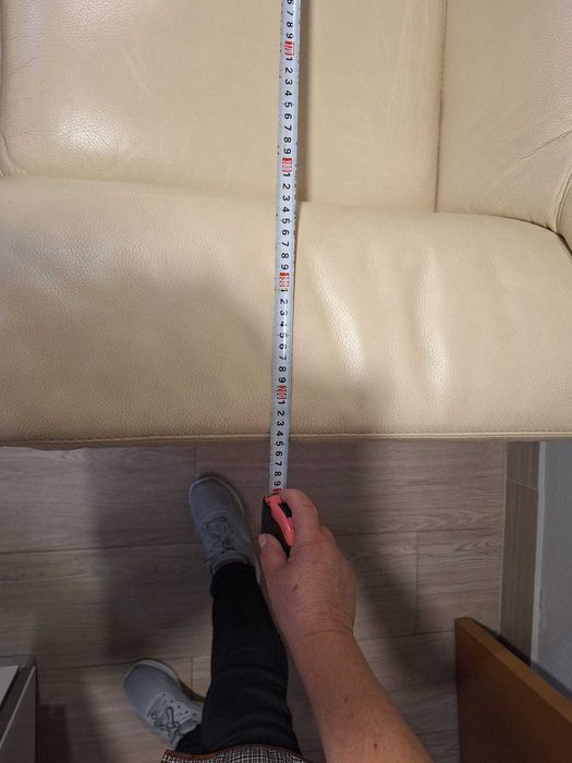 Sofá de Pele Genuína