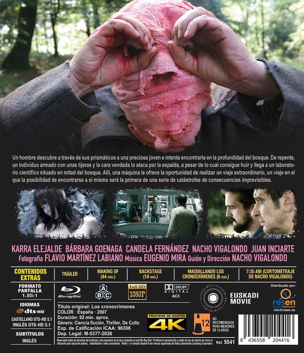 Los Cronocrímenes/Os Cronocrimes (Blu-Ray)