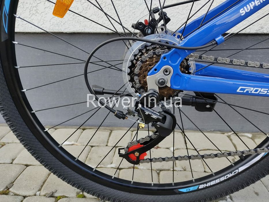 Акція! Алюмінієвий велосипед Crossbike Lion 27.5" рама-17" 2025 blue
