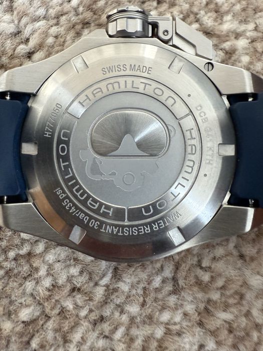 Чоловічий годинник Hamilton Khaki Navy Frogman 42mm.