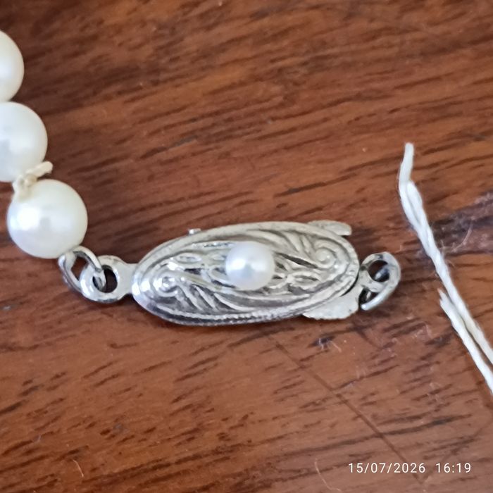 Colar de pérolas longo anos 50s (ler a descrição).