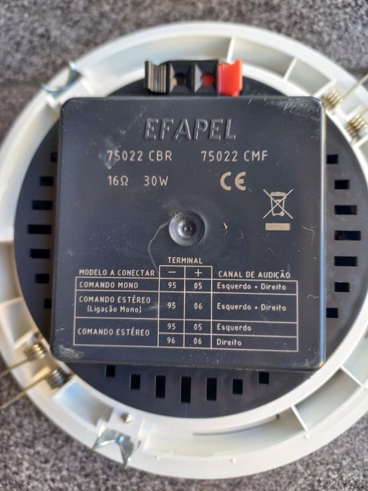 Promoção 65€ as 4 colunas - Colunas de encastrar - 20 € / cada - 4 un.