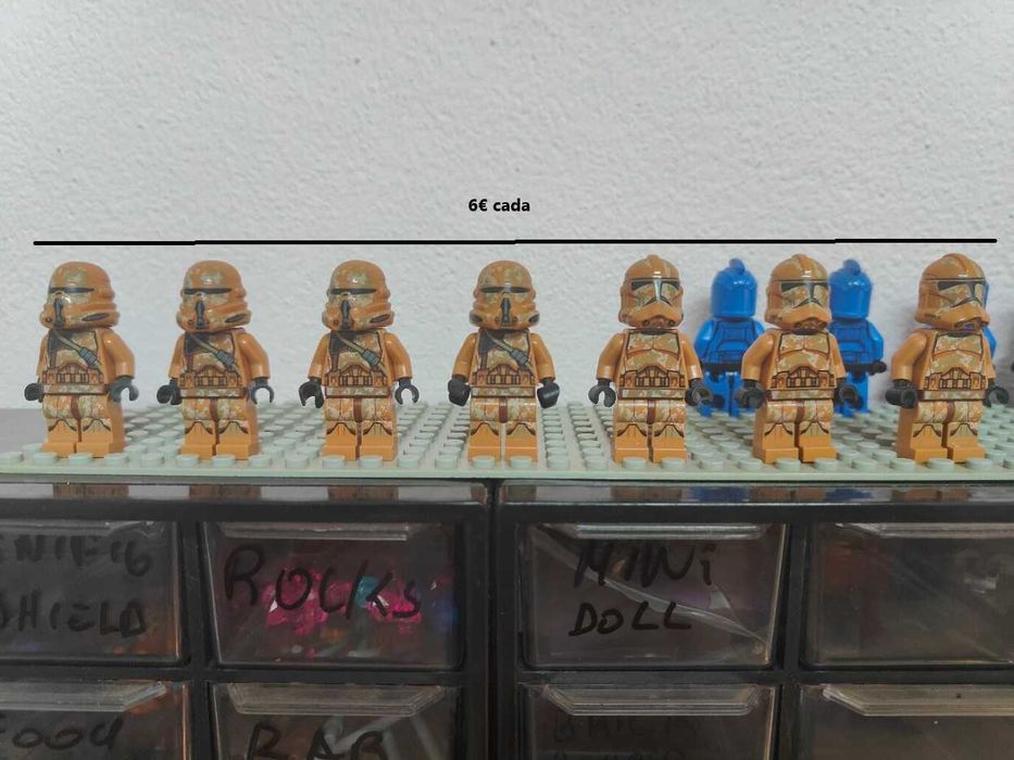 Lote minifiguras Lego Star wars 1