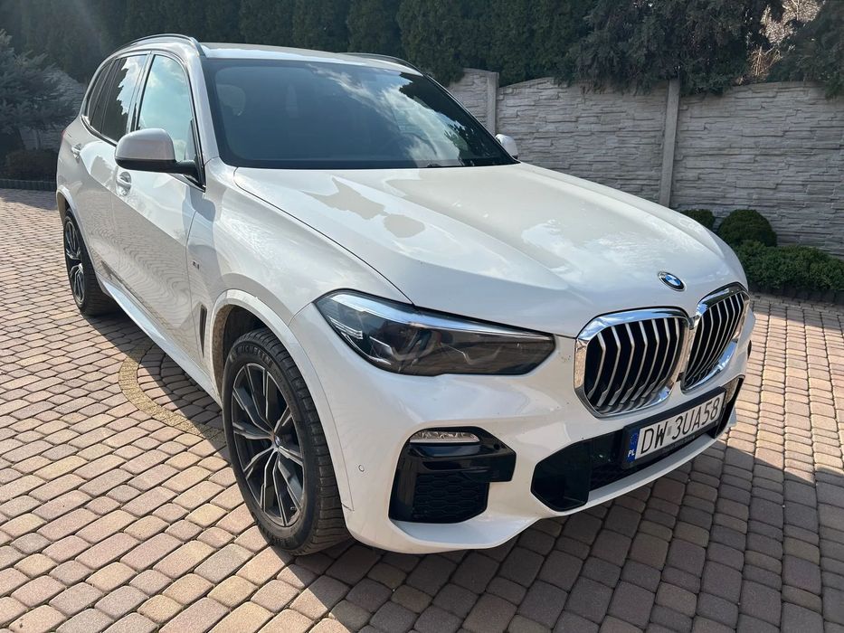 BMW X5 BMW x5,  piekna biala perla, stan idealny, sprzedaz lub cesja