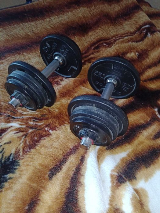 Hantle  dwie po ok. 11kg