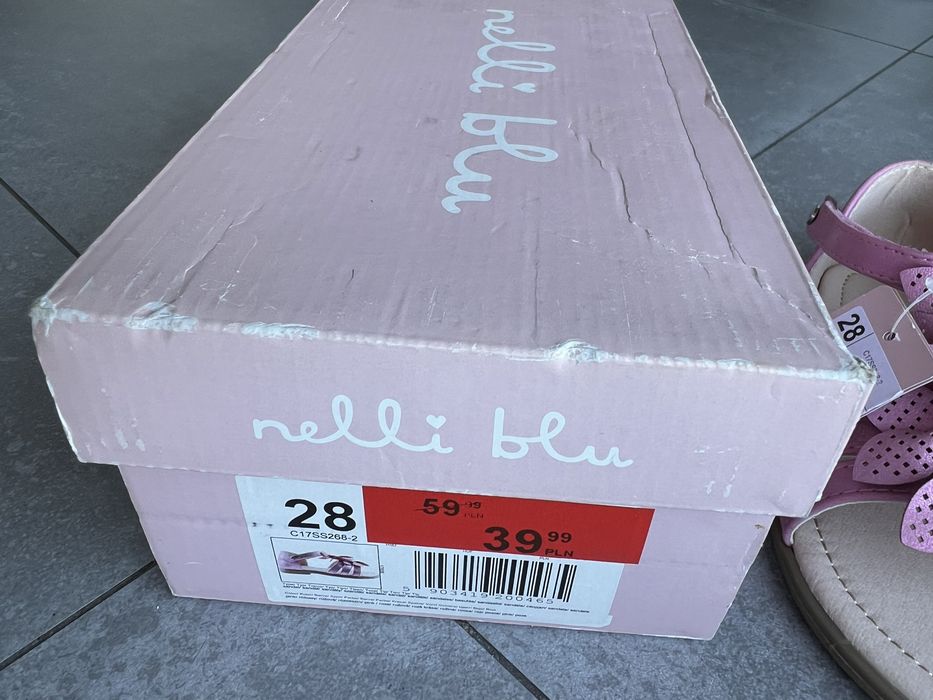 Sandałki Nelly Blue 28 rożowe NOWE