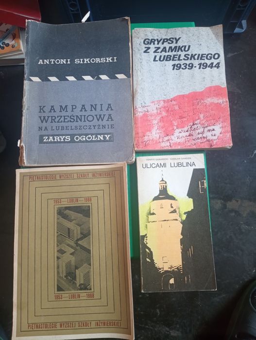 Książka kampania września,Lubelszczyzna,Lublin zamek okupacja AK