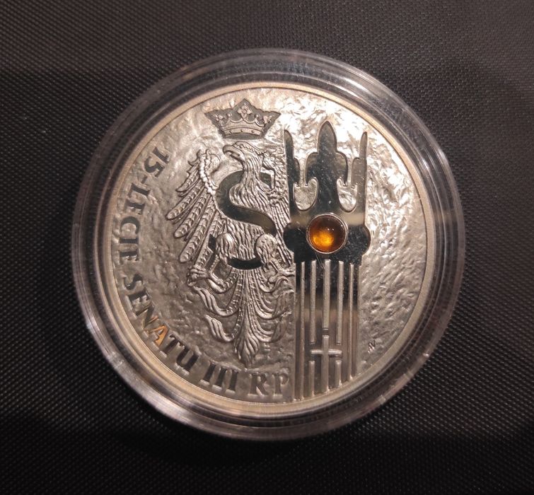 Moneta srebrna 15-lecie senatu III RP 20 zł